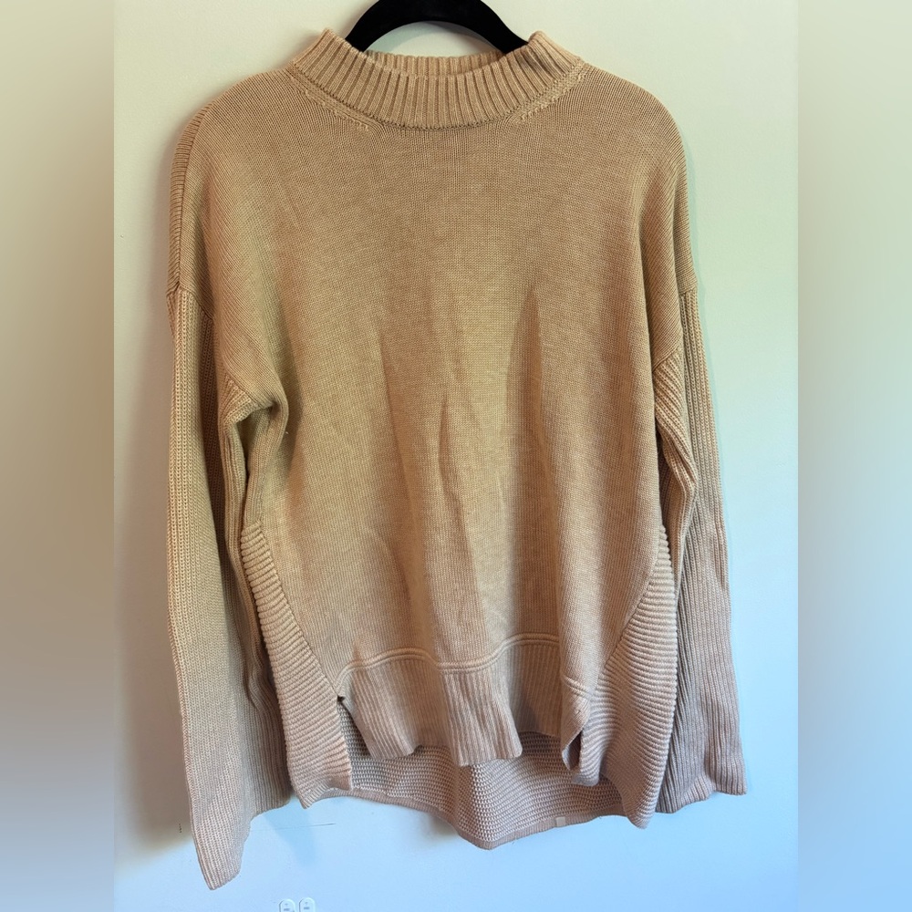 Lululemon Athletica Beige Turtleneck Sweater